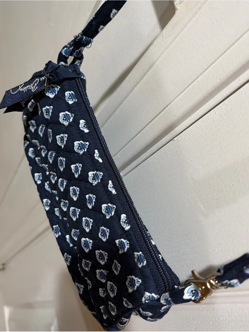Vera Bradley Nantucket Navy Crossbody Bag Purse Retired